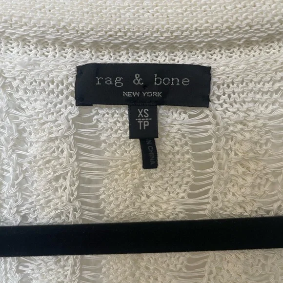 rag & bone XS Distressed Sleeveless Sweater - Picture 6 of 7